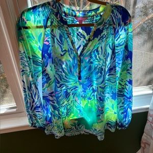 Lilly Pulitzer Elsa Silk Top